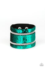 Load image into Gallery viewer, MERMAID Service Green Wrap Bracelet Paparazzi Accessories