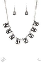 Load image into Gallery viewer, After Party Access Silver Rhinestone Necklace Paparazzi Accessories