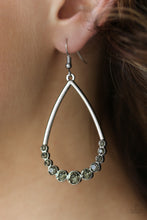 Load image into Gallery viewer, Dipped In Diamonds Silver Earrings Paparazzi Accessories