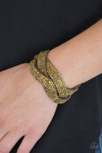 Load image into Gallery viewer, Nice Girls Finish Last Brass Bracelet Paparazzi Accessories