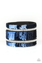 Load image into Gallery viewer, MERMAID Service Blue Wrap Bracelet Paparazzi Accessories