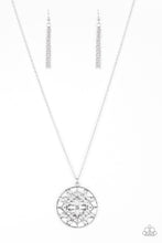Load image into Gallery viewer, Mandala Melody Silver Necklace Paparazzi Accessories