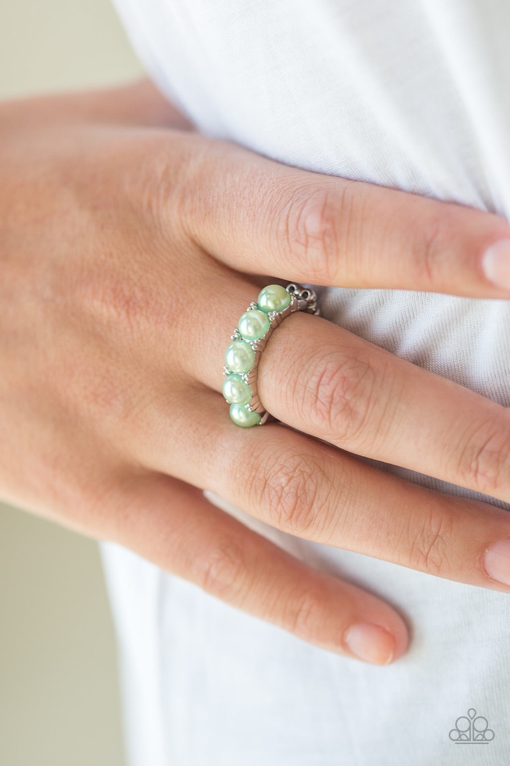 Mermaid Mamba Green Ring Paparazzi Accessories