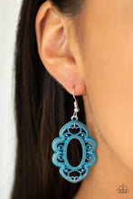 Load image into Gallery viewer, Mantras and Mandalas Blue Earring Paparazzi Accessories