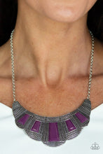 Load image into Gallery viewer, Lion Den Purple Necklace Paparazzi Accessories