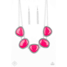 Load image into Gallery viewer, Viva La Vivid Pink Necklace Paparazzi Accessories