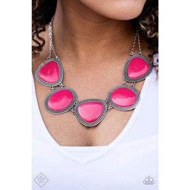 Viva La Vivid Pink Necklace Paparazzi Accessories