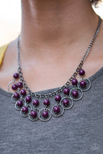 Load image into Gallery viewer, Really Rococo Purple Necklace Paparazzi Accessories
