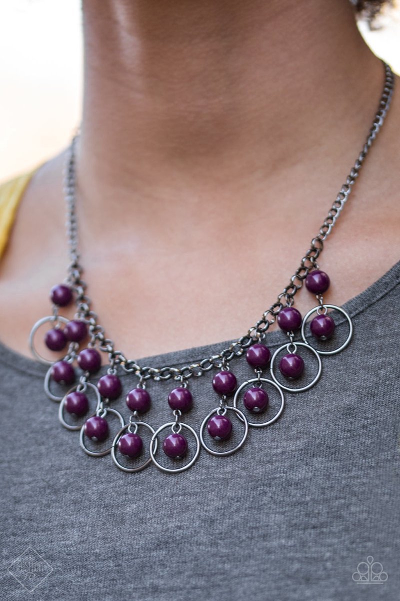 Really Rococo Purple Necklace Paparazzi Accessories
