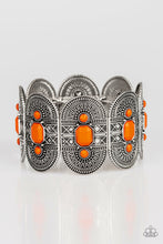 Load image into Gallery viewer, Turn Up The TROPICAL Heat Orange Bracelet Paparazzi Accessories