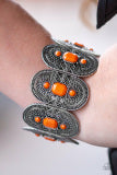 Load image into Gallery viewer, Turn Up The TROPICAL Heat Orange Bracelet Paparazzi Accessories