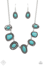 Load image into Gallery viewer, Albuquerque Artisan Blue Stone Necklace Paparazzi Accessories